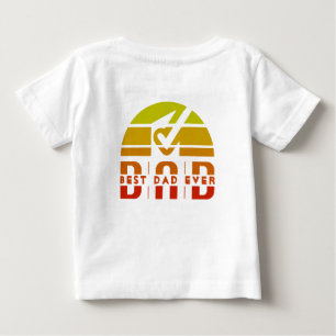 史上最高のパパ: 男、神話、伝説 ベビーTシャツ