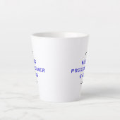 史上最高のプログラマー - 世界最高のコードを書く人 カフェラテマグ (正面)