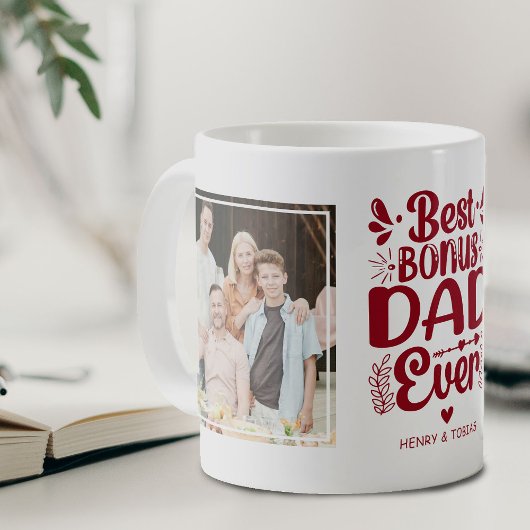 史上最高のボーナ Dad 2 写真の思い出 コーヒーマグカップ