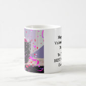史上最高のママへハッピーバレンタイン コーヒーマグカップ (中央)