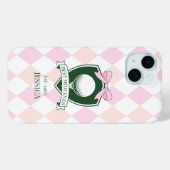 史上最高のママ ピンク モダン レディゴルファー マザーズデー Case-Mate iPhoneケース (裏面 (横))