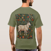 史上最高のヤギ Tシャツ (裏面)
