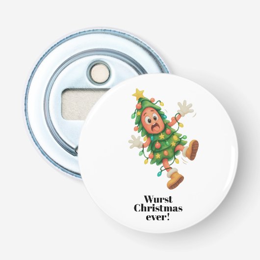 史上最高のワーストクリスマス！面白いサラミ 栓抜き (正面)