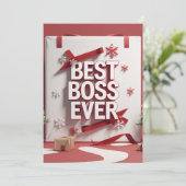 史上最高の上司クリスマス シーズンカード (スタンド正面)