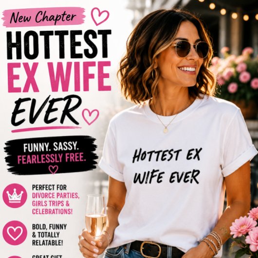 史上最高の元妻 Funny Divorce Humor Tシャツ