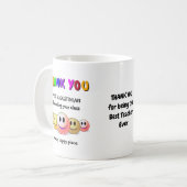 史上最高の先生ありがとう コーヒーマグカップ (正面左)