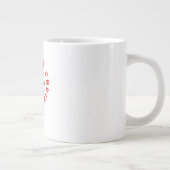史上最高の先生へのプレゼント - 先生への感謝を込めて ジャンボコーヒーマグカップ (右)