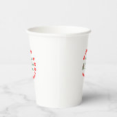 史上最高の先生プレゼント - 先生への感謝 紙コップ (右)