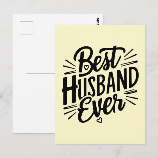 史上最高の夫 ポストカード (正面/裏面)