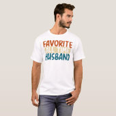 史上最高の夫 Tシャツ (正面フル)