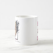 史上最高の母へのピンクギフト コーヒーマグカップ (中央)