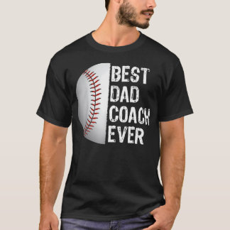 史上最高の父コーチ 楽しい野球 スポーツ Tシャツ