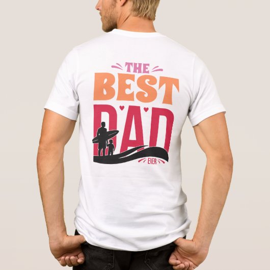 史上最高の父 トライブレンドTシャツ (裏面)
