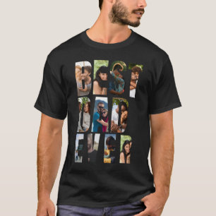 史上最高の父 写真コラージュプレースホルダーテンプレート Tシャツ
