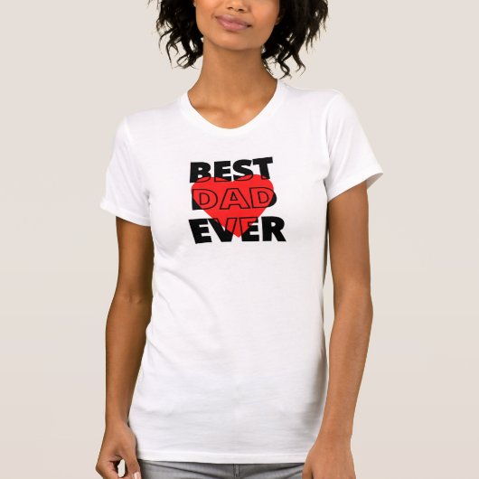 史上最高の父 Tシャツ (正面)