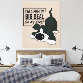 史上最高の犬 キャンバスプリント (インサイチュ (寝室))