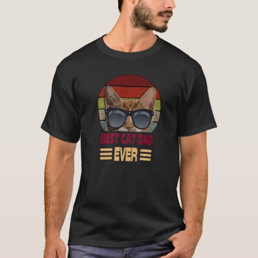 史上最高の猫パパ 2 Tシャツ (正面)