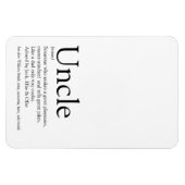 史上最高の素晴らしいおじさん定義エンターテイメント マグネット (横)