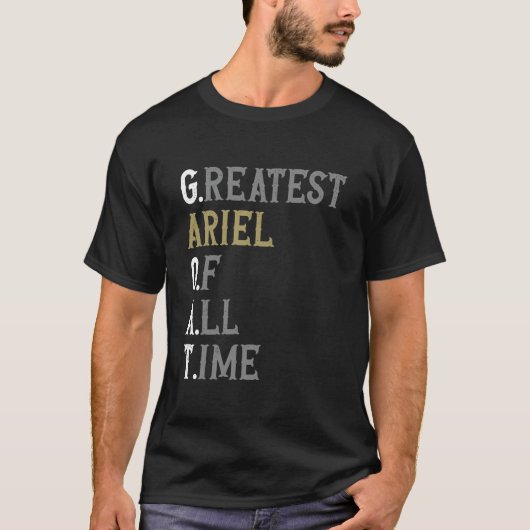 史上最高の アリエル GOAT アリエル Tシャツ (正面)