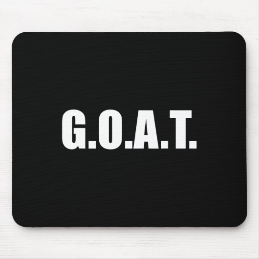 史上最高の G.o.a.t マウスパッド (正面)