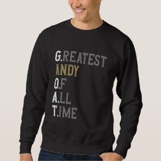 史上最高のAndy GOAT アンディ スウェットシャツ