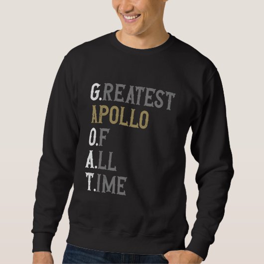 史上最高のApollo GOAT アポロ スウェットシャツ (正面)