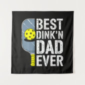史上最高のDink＆Dad ピックルボール タペストリー (正面)