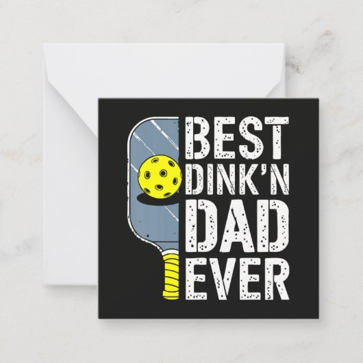 史上最高のDink＆Dad ピックルボール ノートカード (正面)