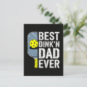 史上最高のDink＆Dad ピックルボール ポストカード (スタンド正面)