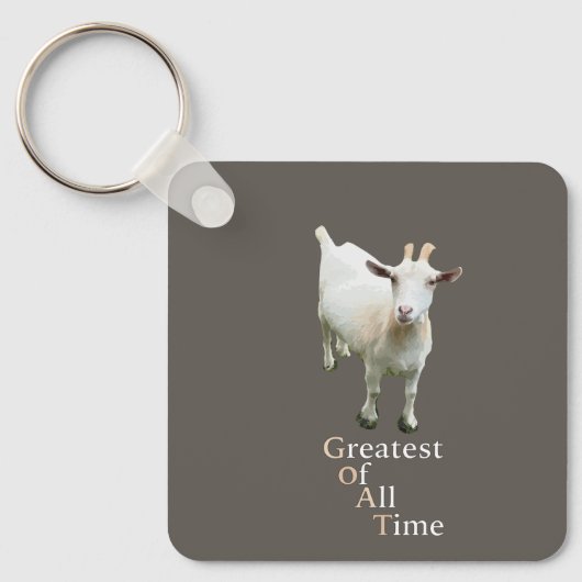 史上最高のGoat キーホルダー (正面)