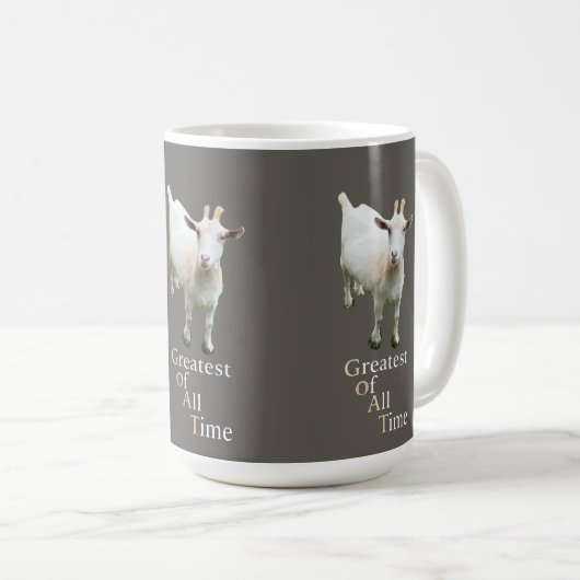 史上最高のGOAT コーヒーマグカップ (正面右)