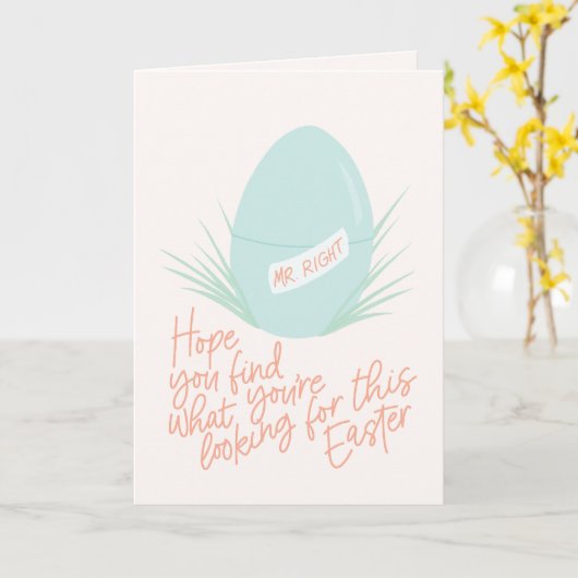 右おもしろいイースターカードを検索中 カード (黄色い花)