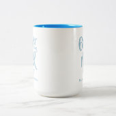 右おもしろい第60回ダイヤ結婚モンド記念日 ツートーンマグカップ (中央)