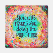 右かわいらし物用引用文磁石 マグネット (正面)