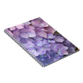 右か左利きのアジサイのノート ノートブック (右側)