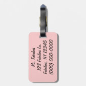 右があります ラゲッジタグ (裏面縦)