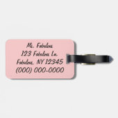 右があります ラゲッジタグ (裏面横)