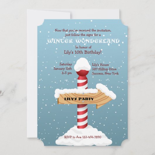 右この方法パーティの招待状 招待状 (正面)