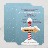 右この方法パーティの招待状 招待状 (正面/裏面)