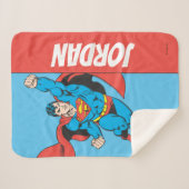 右すごい拳を上げた男 シェルパブランケット (正面(横))