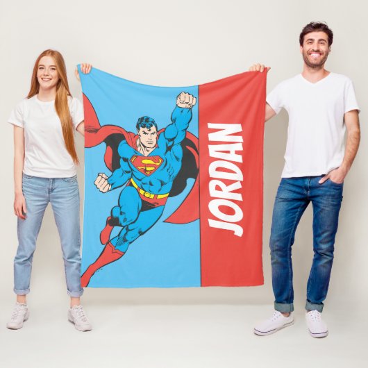 右すごい拳を上げた男 フリースブランケット (インサイチュ)