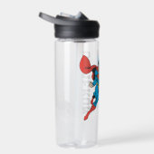 右すごい拳を上げた男 |名前の追加 ウォーターボトル (右面)