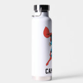 右すごい拳を上げた男 |名前の追加 ウォーターボトル (右面)