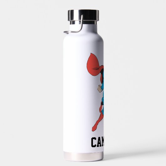 右すごい拳を上げた男 |名前の追加 ウォーターボトル (右面)