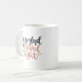 右にスワイプしてよかった コーヒーマグカップ (正面左)