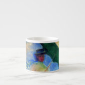 右にパラソルを置いたモネの女性 エスプレッソカップ (正面)