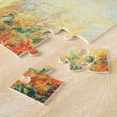 右にパラソルを置いたモネの女性 ジグソーパズル (側面)