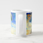 右にパラソルを置いたモネの女性 ジャンボコーヒーマグカップ (裏面)