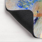 右にパラソルを置いたモネの女性 マウスパッド (コーナー)