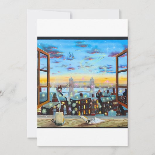 右に二つ星。ピーターパンインスパイアアート (正面)